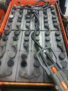 Topping Up A Forklift Truck Battery - Keep Your Battery In Good Condition